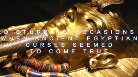 Exploring Ancient Egyptian Burial Rituals and the Curse of Mercy